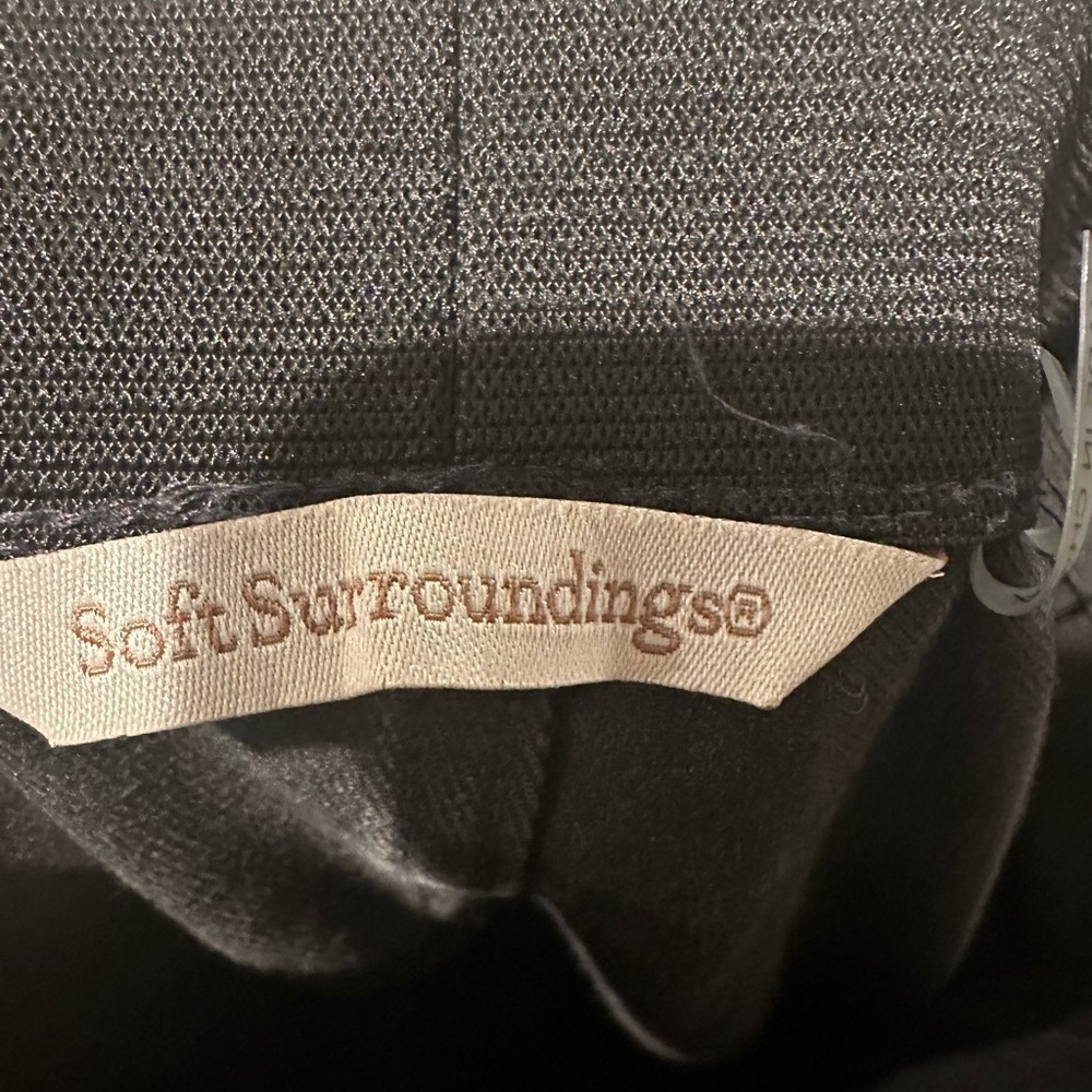 Soft Surroundings Jeans Black Elastic Waistband Summer Spring Casual Size medium - Picture 9 of 9